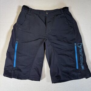 Endura Shorts Womens Medium Black Singletrack II Mountain Biking Cycling